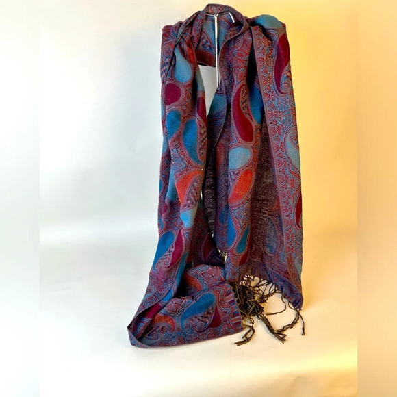 None Accessories - Paisley Wrap Scarf